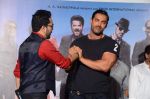 John Abraham, Mika Singh at Welcome Back title song launch in Mumbai on 8th Aug 2015